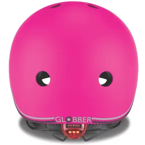 Casco Bici per Bambini Regolabile Fucsia XXS-XS 48-51 cm con LED 2