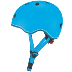 Casco Bici per Bambini Regolabile Azzurro XXS-XS 48-51 cm con LED