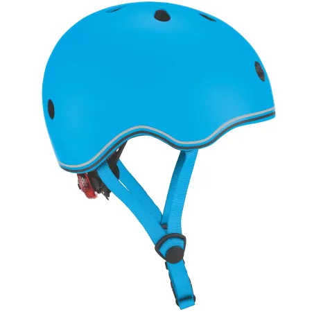 Casco Bici per Bambini Regolabile Azzurro XXS-XS 48-51 cm con LED