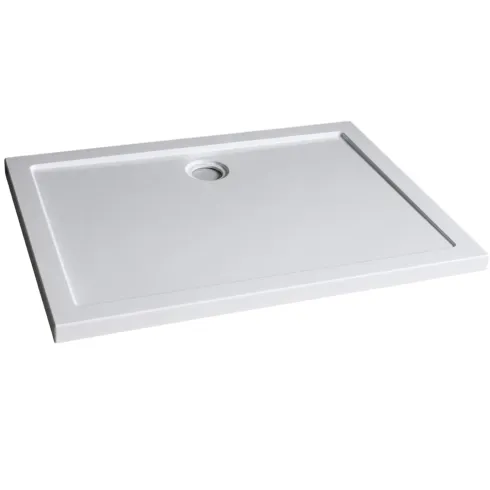 Piatto Doccia Acrilico 70 80 90 100 120 140 5cm Rettangolare Bianco con Piletta
