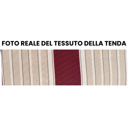 Tenda da Sole 400x300 a Barra Quadra 4x3 Riga Rossa Eco