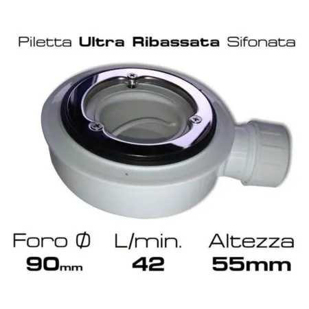 Piatto Doccia Slim Effetto Pietra Filo Pavimento Tagliabile Angolare Marmoresina