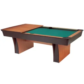 Biliardo Tavolo Piano Ardesia 200x100 cm Effetto Legno da Interno 2
