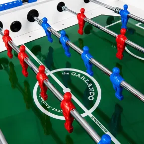 Calciobalilla Biliardino in MDF Nero con Aste Rientranti da Interno 2