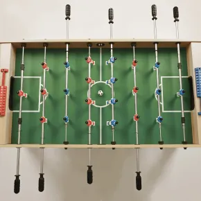 Biliardino Calciobalilla Pieghevole Salvaspazio Acero Campo in Laminato 2