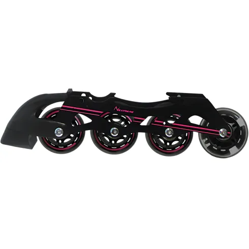 Pattini Bambini 2 in 1 L 38-41 Trasformabili a Rotelle in Linea Fucsia
