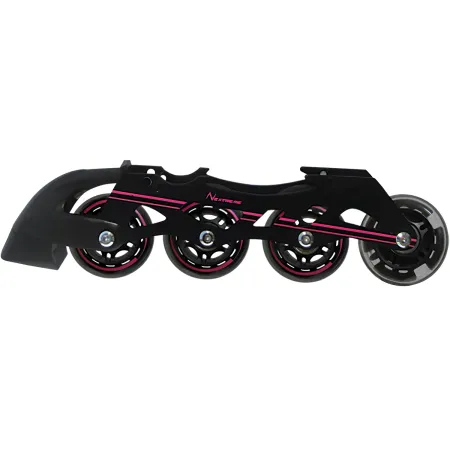 Pattini Bambini 2 in 1 L 38-41 Trasformabili a Rotelle in Linea Fucsia