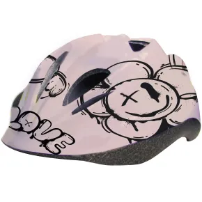 Casco Bambini per Bicicletta Rosa S 52/55 con Regolazione a Manopola