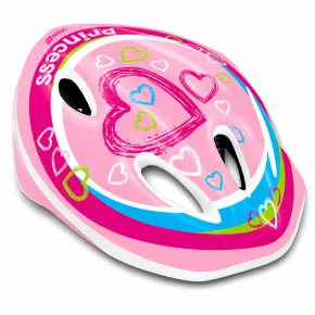 Casco Protezione Easy Girl Taglia 52-56cm Regolabile Bicicletta Rosa