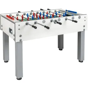 Biliardino Gioco da Esterno Calciobalilla Impermeabile Bianco Giardino