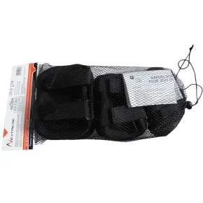 Protezioni Imbottite Adulti Nero Ginocchia Gomiti Polsi Bicicletta 2