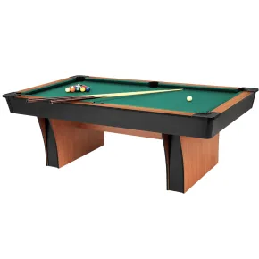 Biliardo Trasformabile in Tavolo da Pranzo Piano Gioco in MDF 181x91cm