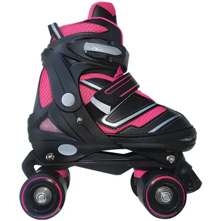 Pattini Bambini 2 in 1 S 30-33 Trasformabili a Rotelle in Linea Fucsia