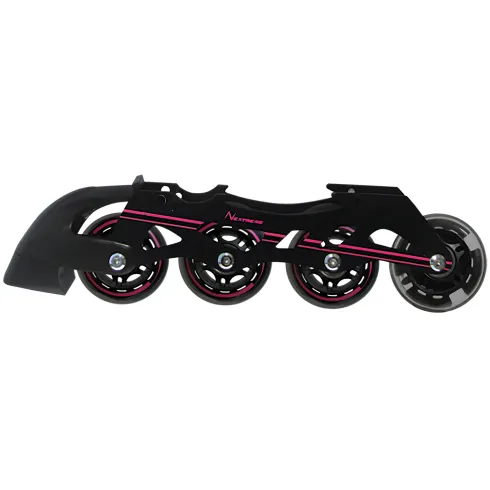 Pattini Bambini 2 in 1 S 30-33 Trasformabili a Rotelle in Linea Fucsia