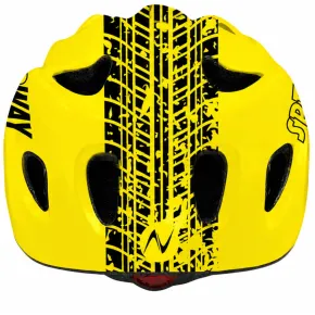 Casco per Bambini Giallo S 52-55cm Regolabile a Manopola da Bicicletta 2