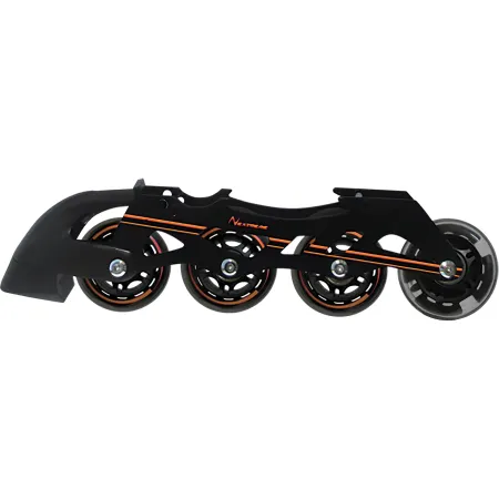 Pattini 3 in 1 a Rotelle in Linea da Ghiaccio Regolabili 38-41 Arancio