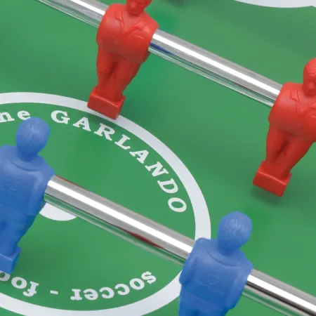 Biliardino Gioco Pieghevole Aste Uscenti Calciobalilla Blu da Interno