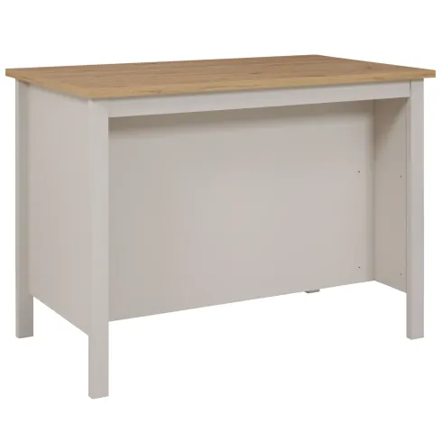 Isola da Cucina Beige Rovere Tavolo Bar con 3 Cassetti Soft-Close