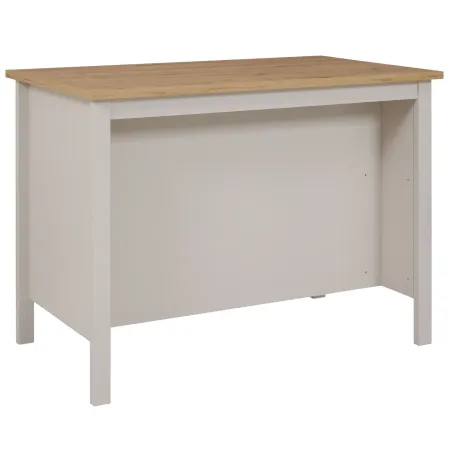 Isola da Cucina Beige Rovere Tavolo Bar con 3 Cassetti Soft-Close