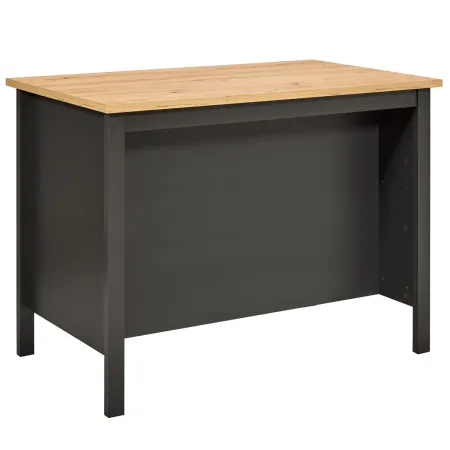 Tavolo Bar da Cucina Antracite Rovere Isola 1 Anta Cassetti Soft-Close