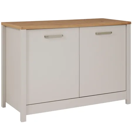 Mobile da Cucina per Lavello Lavastoviglie Modulare Beige Rovere 2 Ante