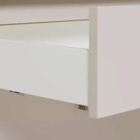 Mobile Cucina Base per Piano Cottura Beige Rovere con 3 Cassetti