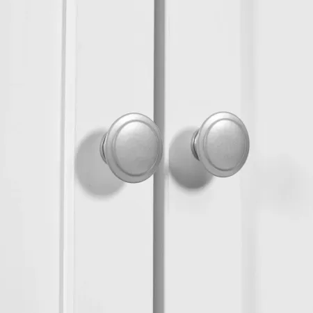 Mobile Contenitore Bianco 2 Ante 2 Cassetti Armadio Camera da Letto