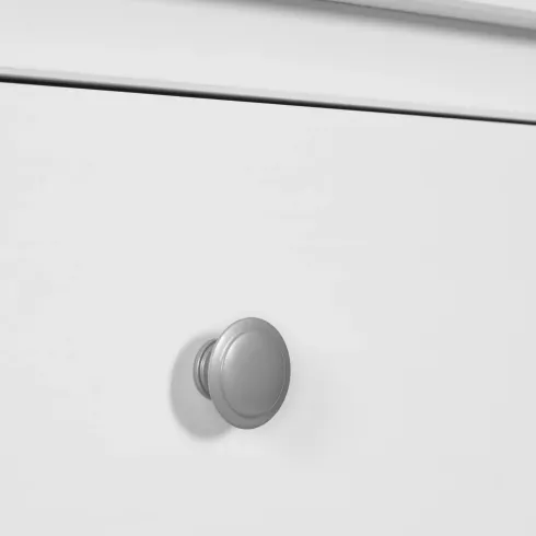 Tavolino da Caffè Quadrato 70x70 da Salotto in Legno Bianco con Cassetto