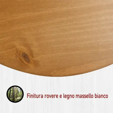 Credenza Alta da Cucina in Legno Bianco Rovere Ante Cassetti Ripiani