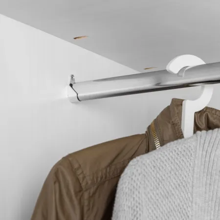 Armadio Camera da Letto 2 Ante 2 Cassetti Pino Massello Bianco Rovere