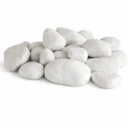 Set 24 Pietre Decorative Bianco per Camini e Stufe a Bioetanolo