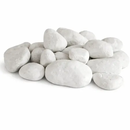 Set 24 Pietre Decorative Bianco per Camini e Stufe a Bioetanolo