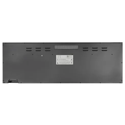 Camino Elettrico Panoramico 1500W da Incasso Parete Fiamma LED