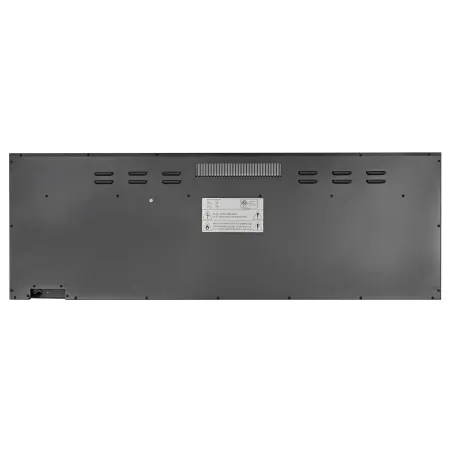 Camino Elettrico Panoramico 1500W da Incasso Parete Fiamma LED