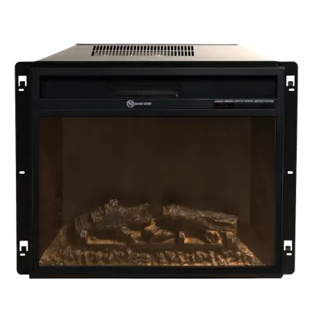 Camino Elettrico da Terra in MDF Bianco 1800 W Effetto Fiamma Classico