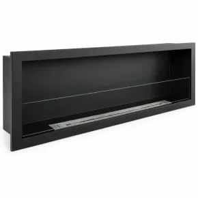 Camino a Bioetanolo da Incasso 3 kW Nero Bruciatore 2L da Interno 2