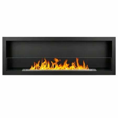 Camino a Bioetanolo da Incasso 3 kW Nero Bruciatore 2L da Interno