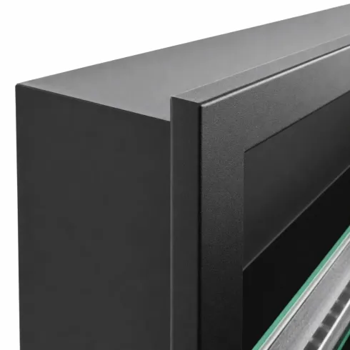 Camino a Bioetanolo da Incasso 3 kW Nero Bruciatore 2L da Interno