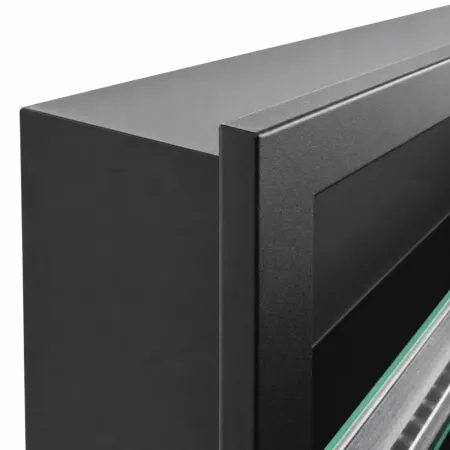 Camino a Bioetanolo da Incasso 3 kW Nero Bruciatore 2L da Interno