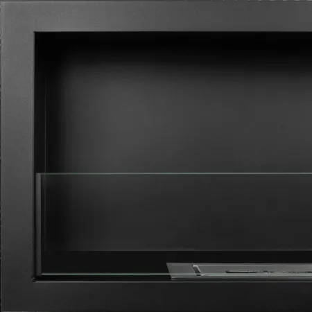 Camino a Bioetanolo da Incasso 3 kW Nero Bruciatore 2L da Interno