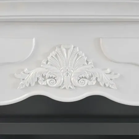 Camino a Bioetanolo da Pavimento in MDF Bianco 3,4 kW Fiamma Reale