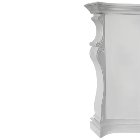 Camino a Bioetanolo da Pavimento in MDF Bianco 3,4 kW Fiamma Reale