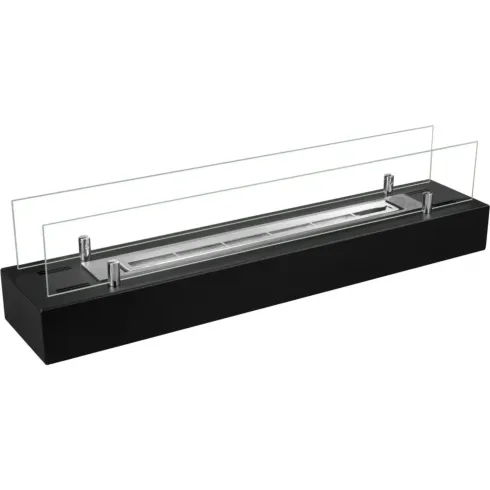 Camino a Bioetanolo da Appoggio 70 cm 2,5 kW Nero da Interno Esterno
