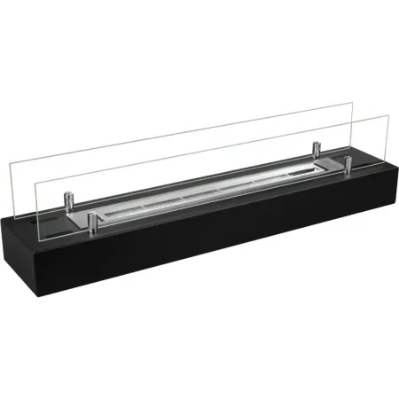 Camino a Bioetanolo da Appoggio 70 cm 2,5 kW Nero da Interno Esterno