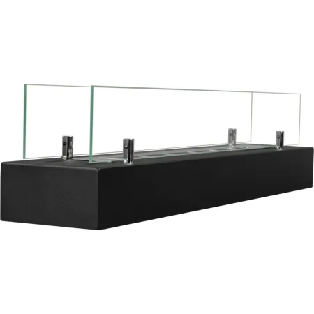 Camino a Bioetanolo da Appoggio 70 cm 2,5 kW Nero da Interno Esterno