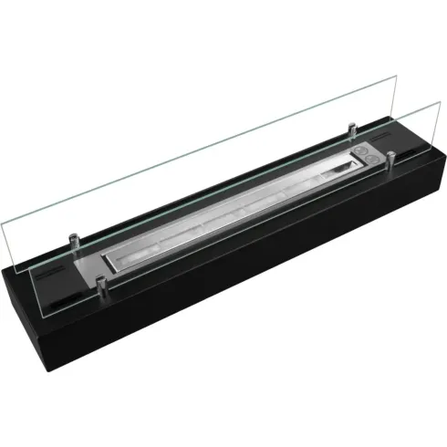 Camino a Bioetanolo da Appoggio 70 cm 2,5 kW Nero da Interno Esterno