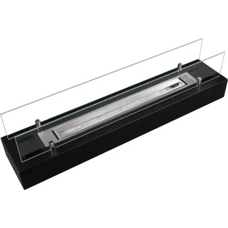 Camino a Bioetanolo da Appoggio 70 cm 2,5 kW Nero da Interno Esterno