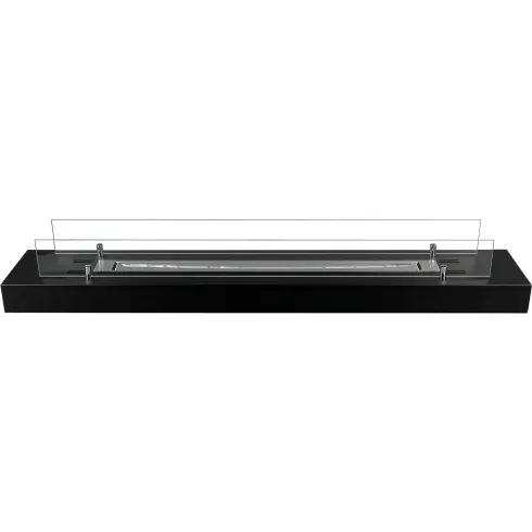 Camino a Bioetanolo da Appoggio 120 cm 3 kW Nero da Interno Esterno