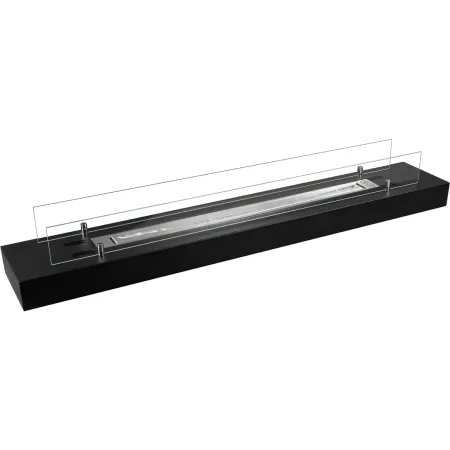 Camino a Bioetanolo da Appoggio 120 cm 3 kW Nero da Interno Esterno