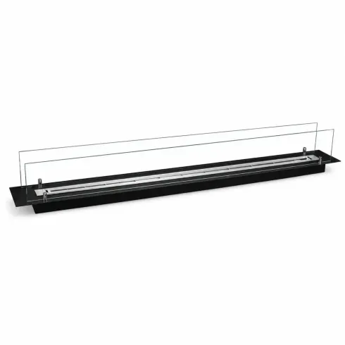 Bruciatore Camino a Bioetanolo da Incasso 150 cm con Vetri Temperati
